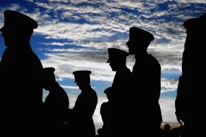 Lonely vet laid to rest (Getty Images) Lonely vet laid to rest (Getty Images)