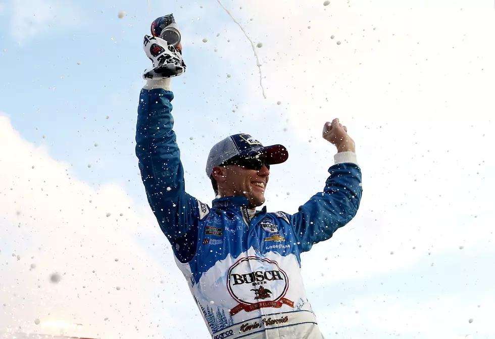 Kevin Harvick Wins Rain-Delayed Race at Bristol