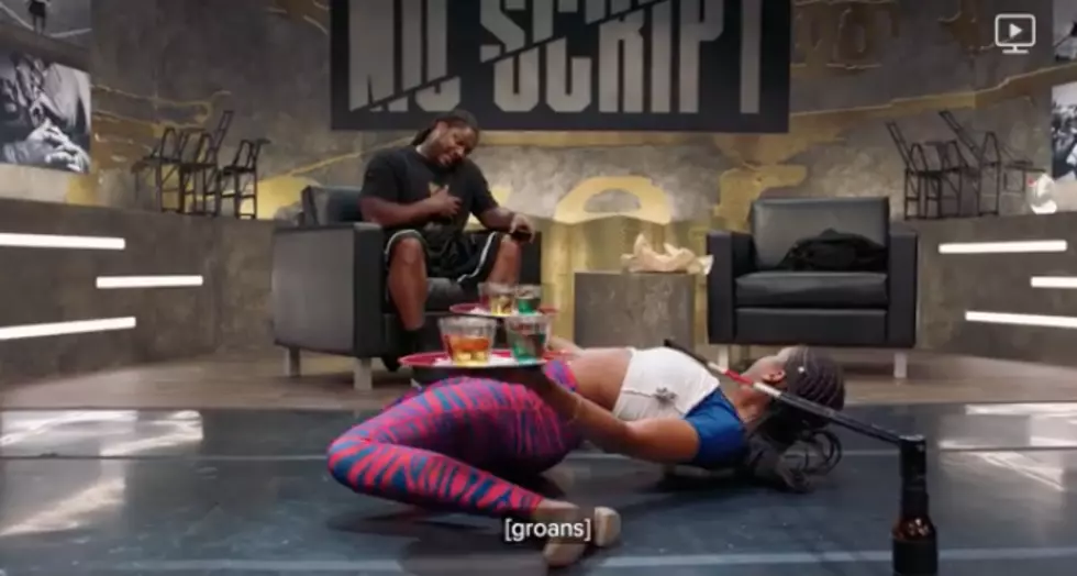 Shemika Charles, Buffalo’s Limbo Queen, Limbos With Marshawn Lynch