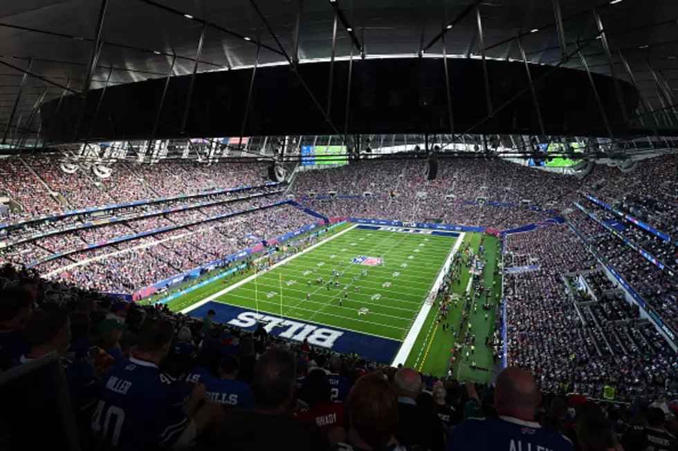 East Aurora Restaurant’s Flag Shown in London During Bills Game