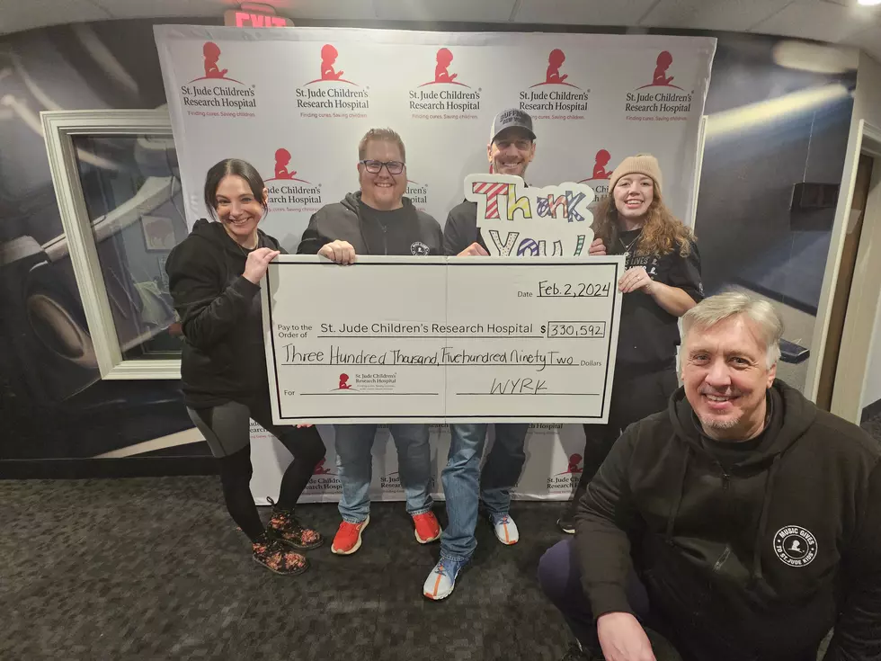 106.5 WYRK Raises Record $330,592 for St. Jude
