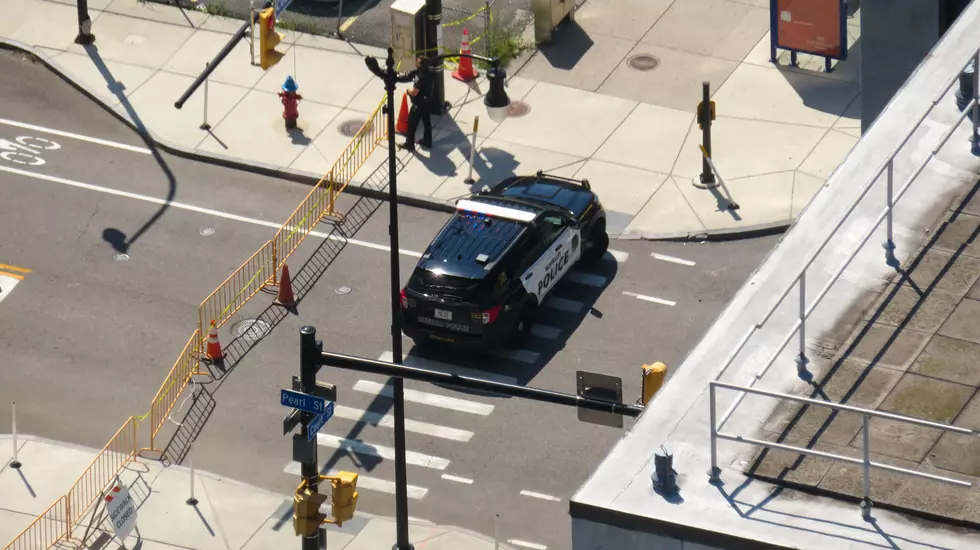Bricks Fall Off Downtown Building & Hit Person